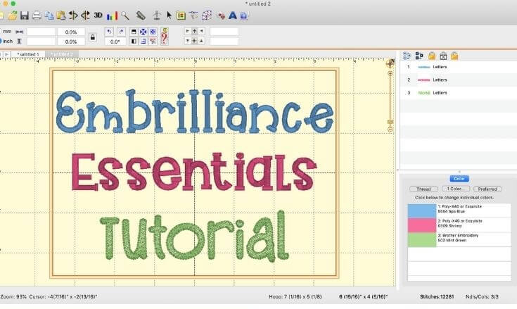 Tutorial Embrilliance Essentials - The Ultimate Guide